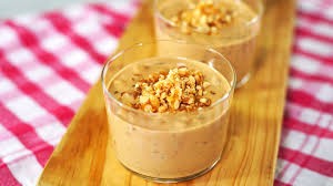 Canjica com canela e nozes